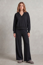 Relaxed Fit Wide-leg Lounge Set
