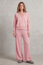 Relaxed Fit Wide-leg Lounge Set