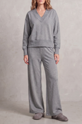Relaxed Fit Wide-leg Lounge Set