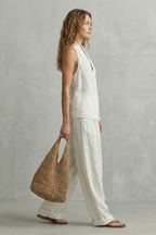 Relaxed Linen Allure Top And Trouser Set