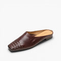 Arden Woven Leather Mules