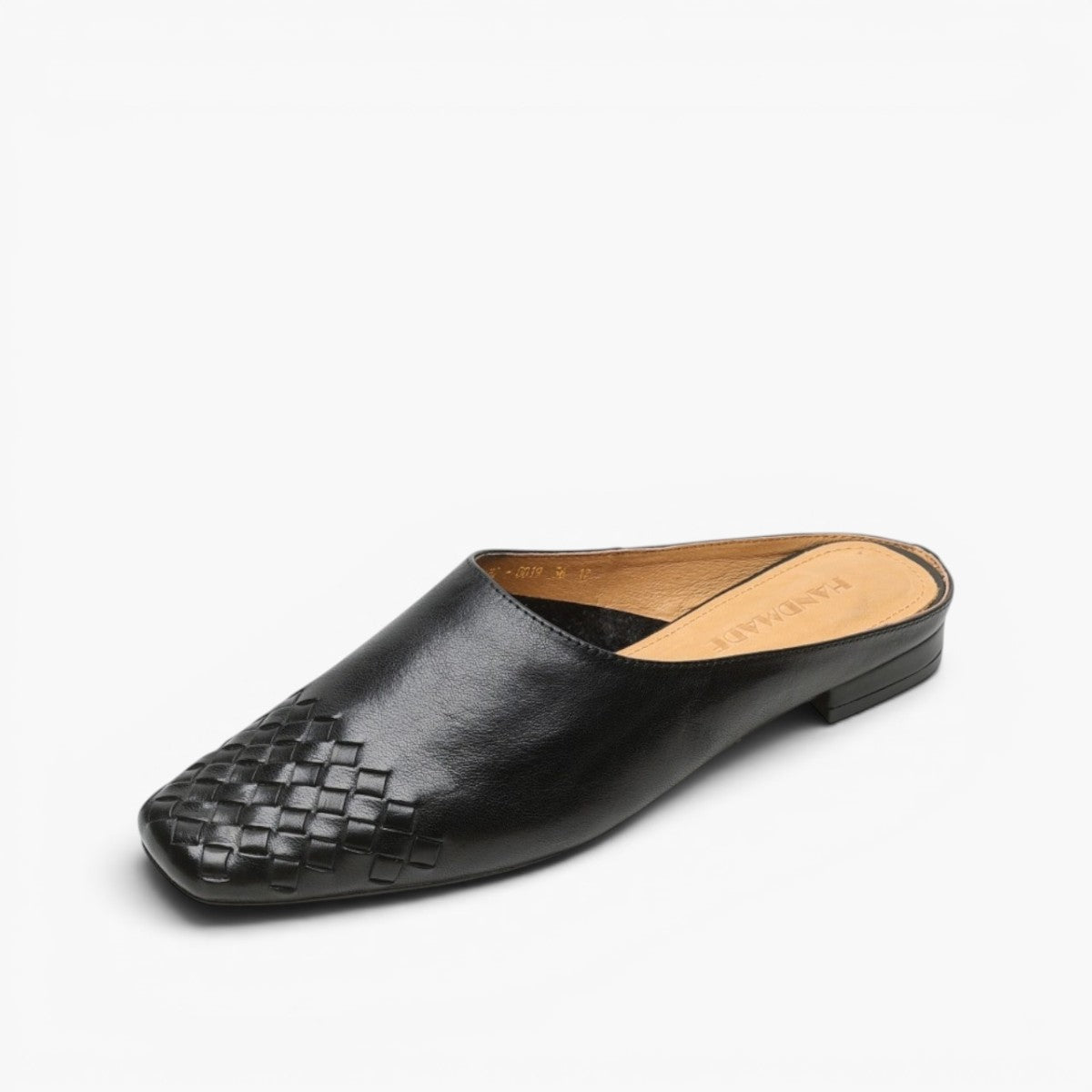 Arden Woven Leather Mules