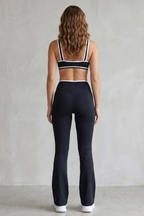 Sculpting Contrast Trim Activewear Set