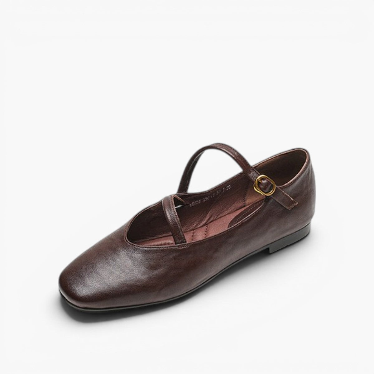 Aurelle Strap Leather Mary-Jane