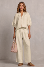 Relaxed Zip-front Comfort Trouser Set
