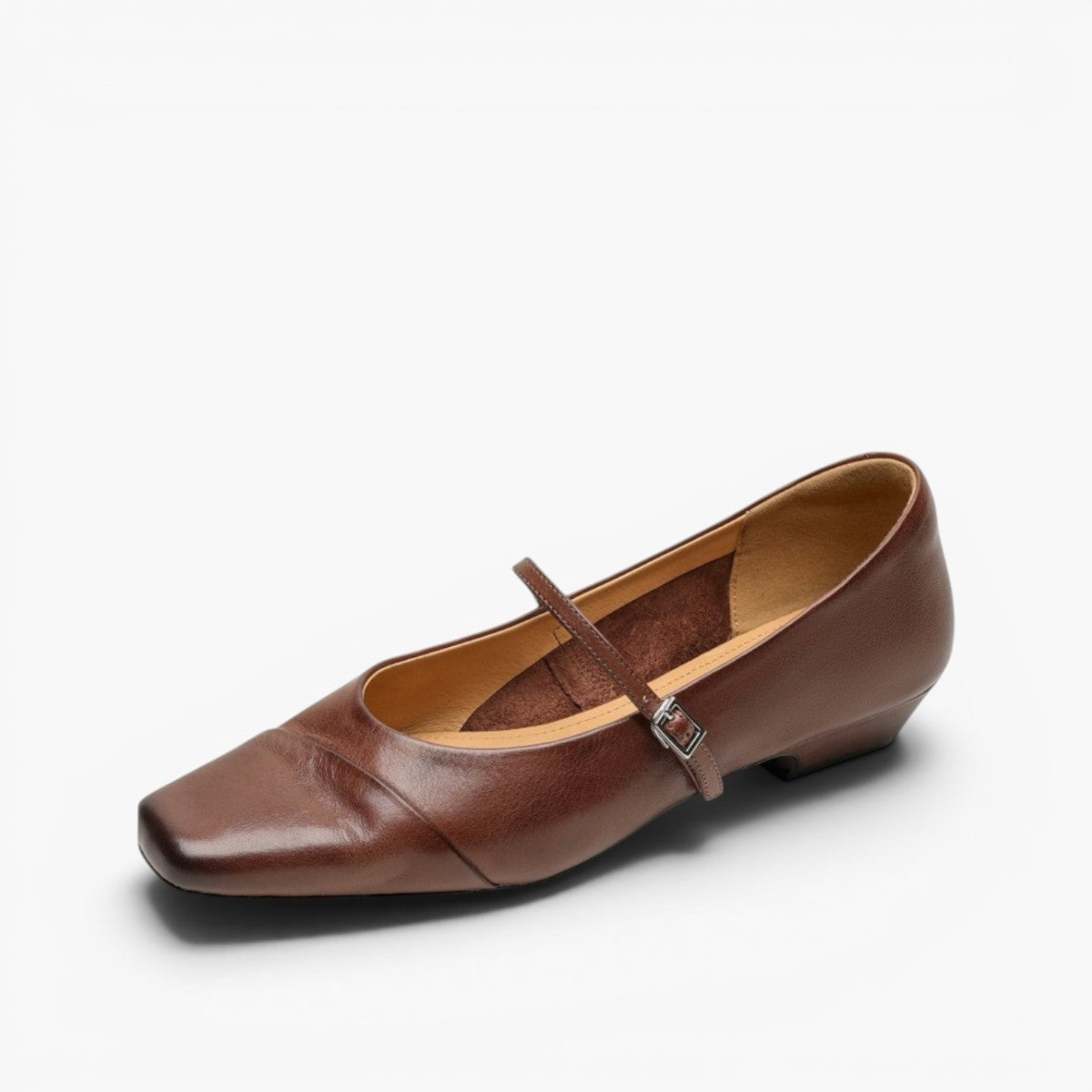 Aurette Leather Mary Jane Flats