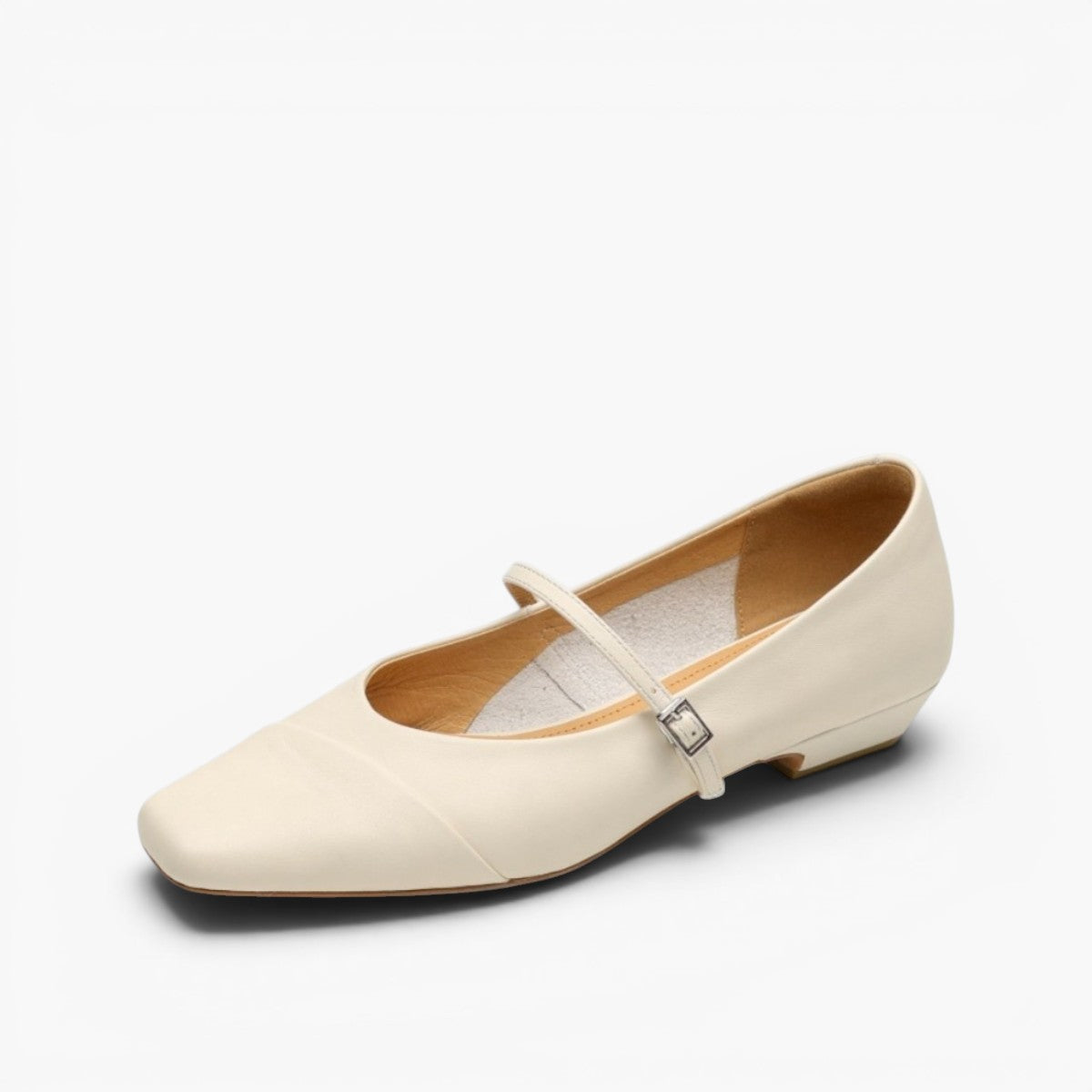 Aurette Leather Mary Jane Flats