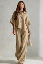 Relaxed Resort Elegance Trouser Set