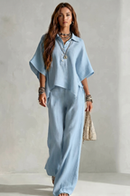 Relaxed Resort Elegance Trouser Set