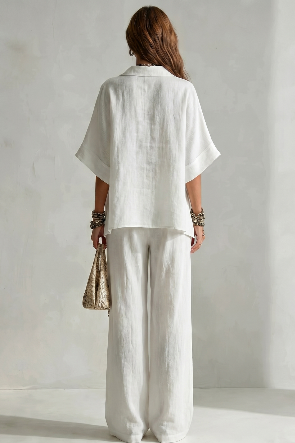 Relaxed Resort Elegance Trouser Set