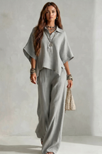 Relaxed Resort Elegance Trouser Set