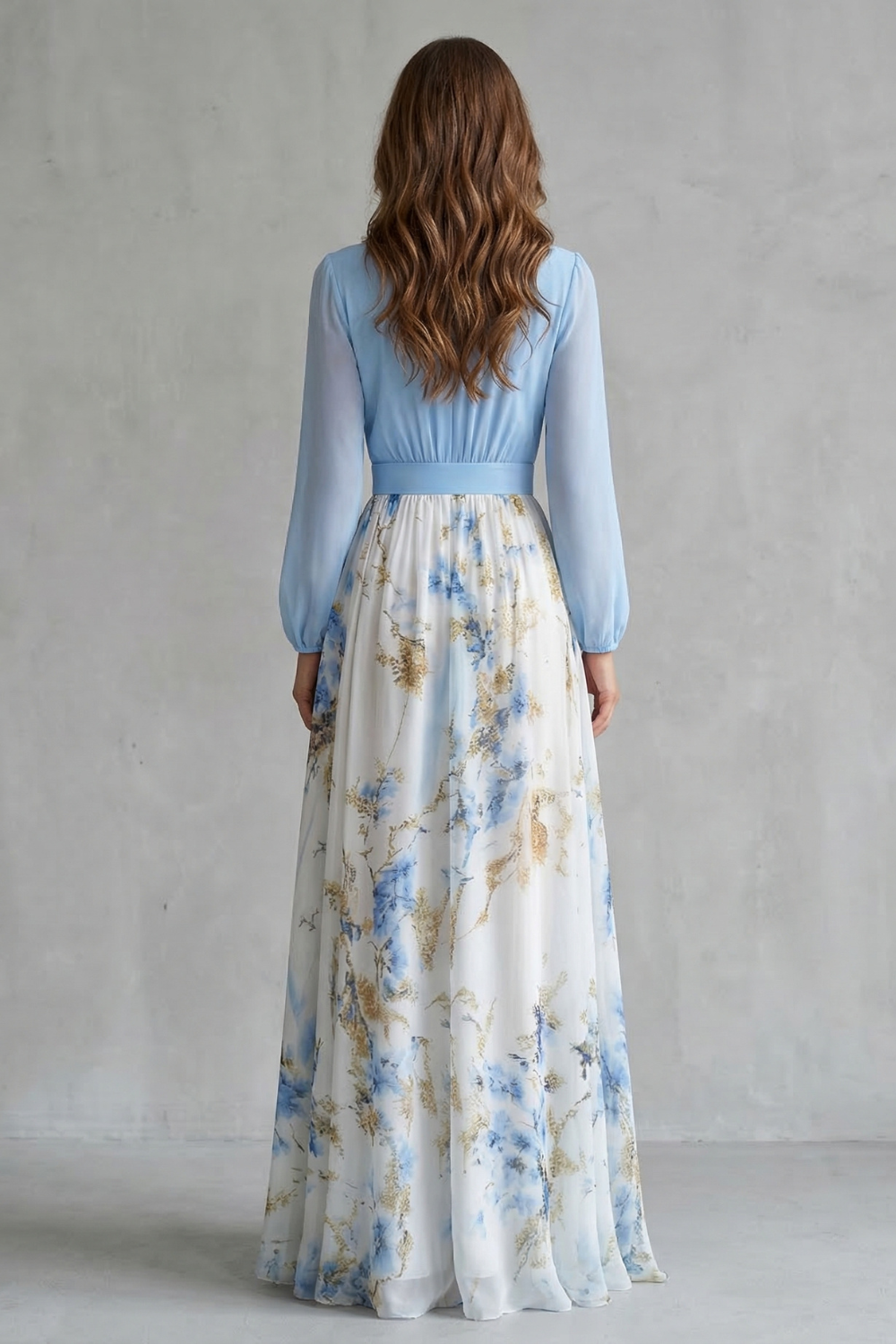 Romantic Flow Floral Maxi Dress