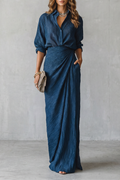 Pleated Texture Elegance Two-piece Set