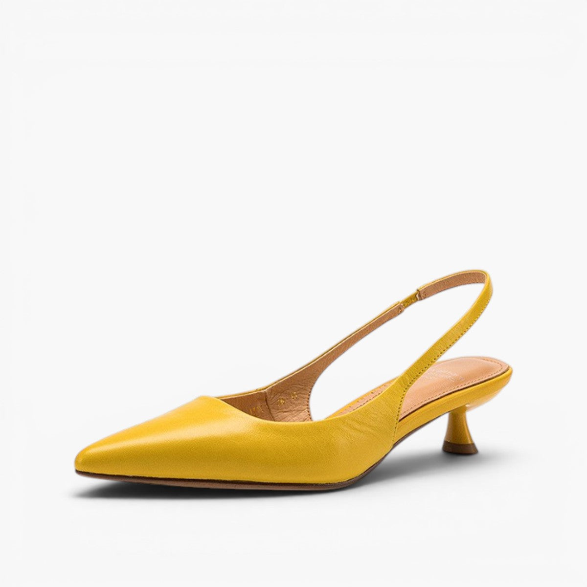 Maelle Lambskin Leather Slingback Heels