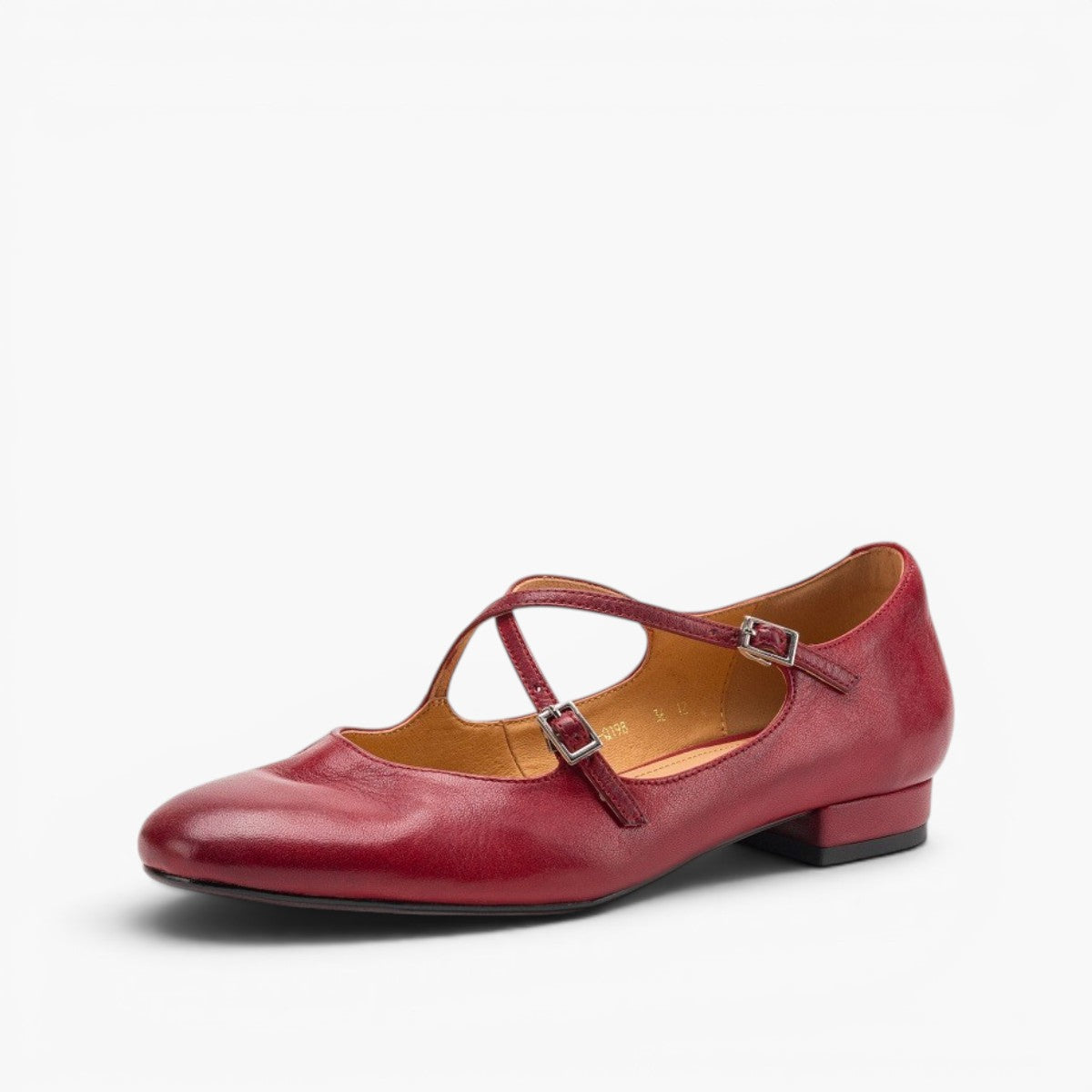 Orlisse Mary-Jane Leather Flats