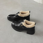 Ellesmere Shearling Leather Oxford Heels