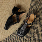 Serisse Roman Leather Heels