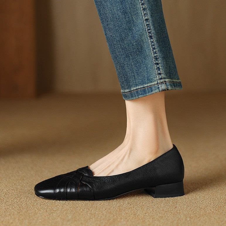 Eloura Woven Leather Flats