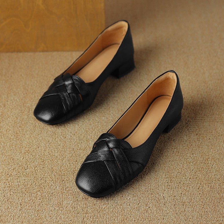 Eloura Woven Leather Flats