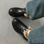Ellesmere Shearling Leather Oxford Heels