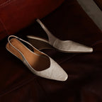 Maelis Slingback Leather Heels