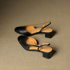 Caia Slingback Leather Heels
