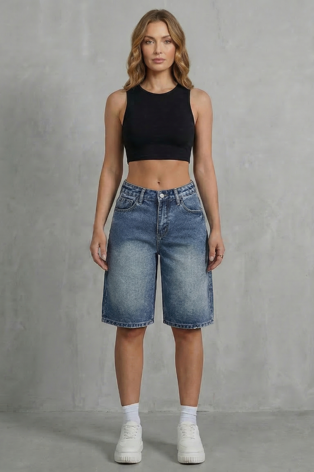 Vintage High Waist Denim Shorts