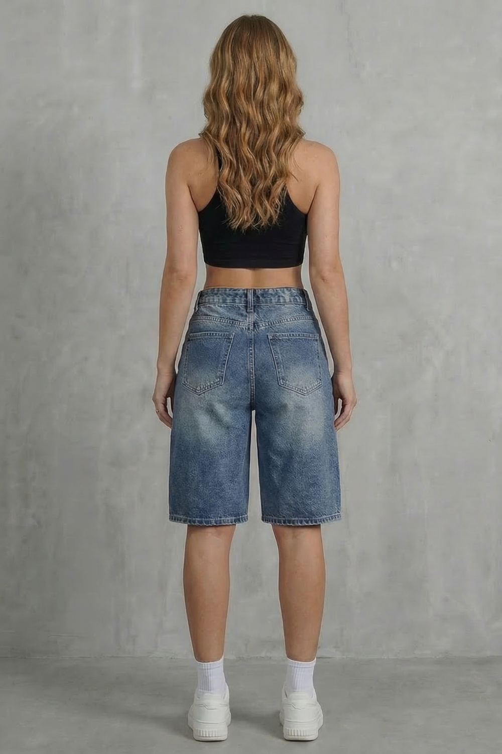Vintage High Waist Denim Shorts