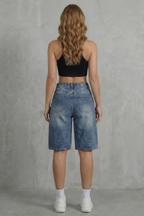 Vintage High Waist Denim Shorts