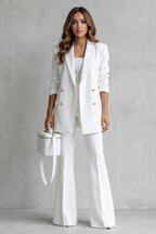 Refined Tailored Silhouette Trouser Suit Set