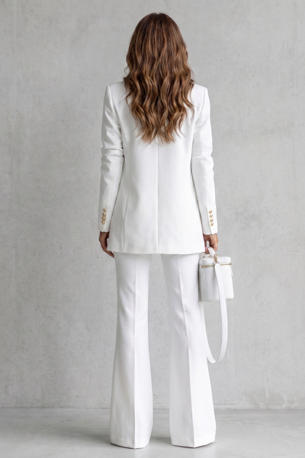 Refined Tailored Silhouette Trouser Suit Set