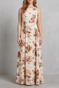 Timeless Floral Elegance Maxi Dress