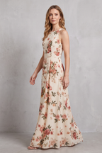 Timeless Floral Elegance Maxi Dress
