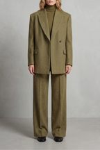 Timeless Tailored Set Structured Blazer & Wide-Leg Trouser