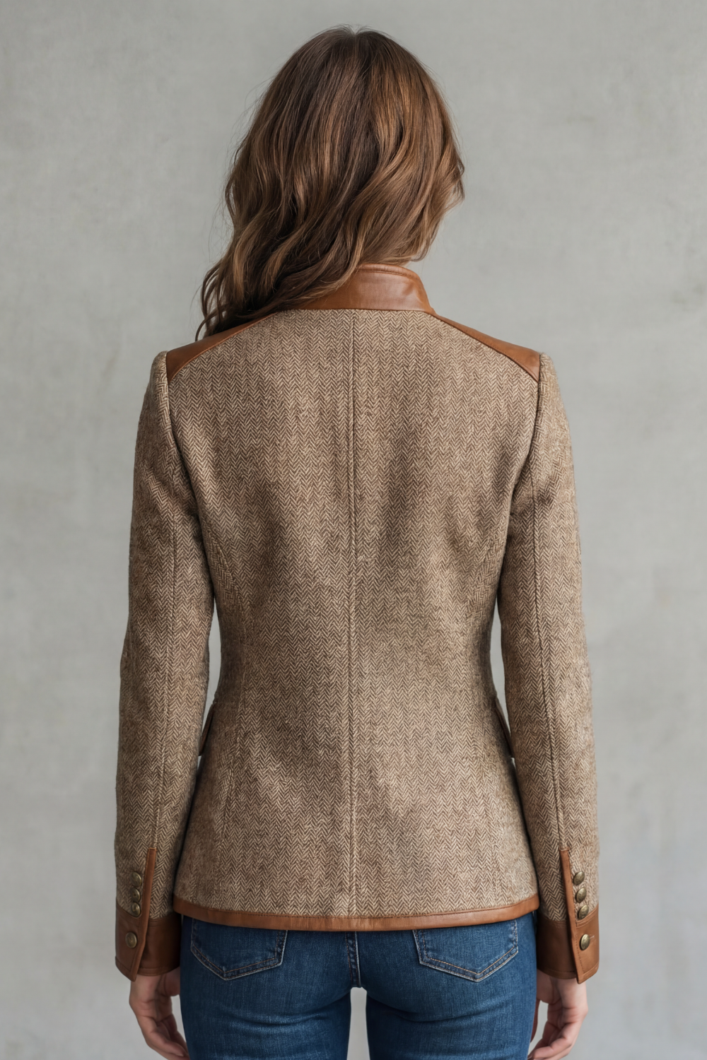 Brienne – Vintage Trim Detail – Tweed Jacket