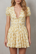 Floral Summer Charm Mini Dress