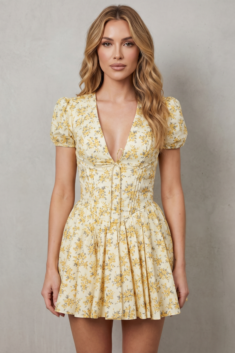Floral Summer Charm Mini Dress