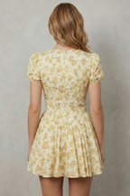 Floral Summer Charm Mini Dress