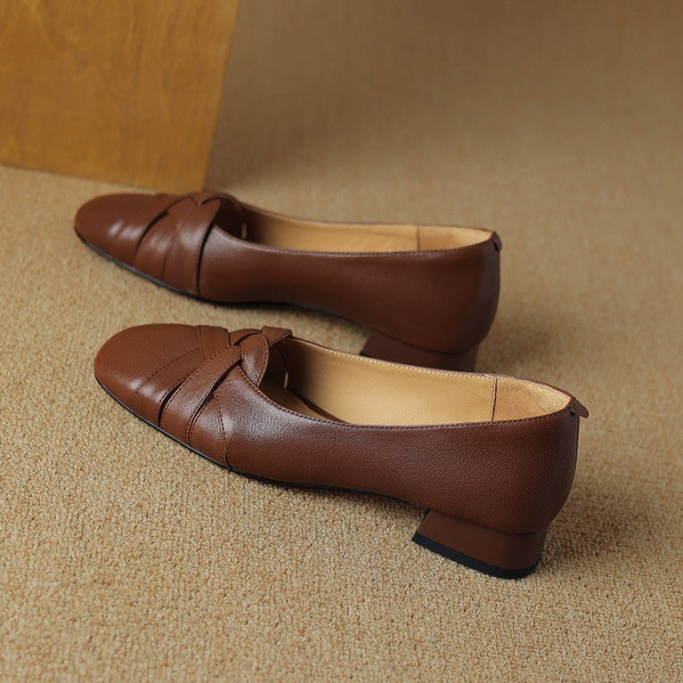 Eloura Woven Leather Flats