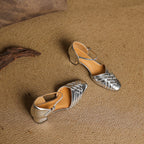 Marais Woven Leather Heels
