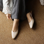 Maelis Slingback Leather Heels