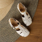 Serisse Roman Leather Heels