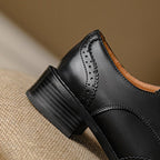 Orvain Brogue Leather Oxfords