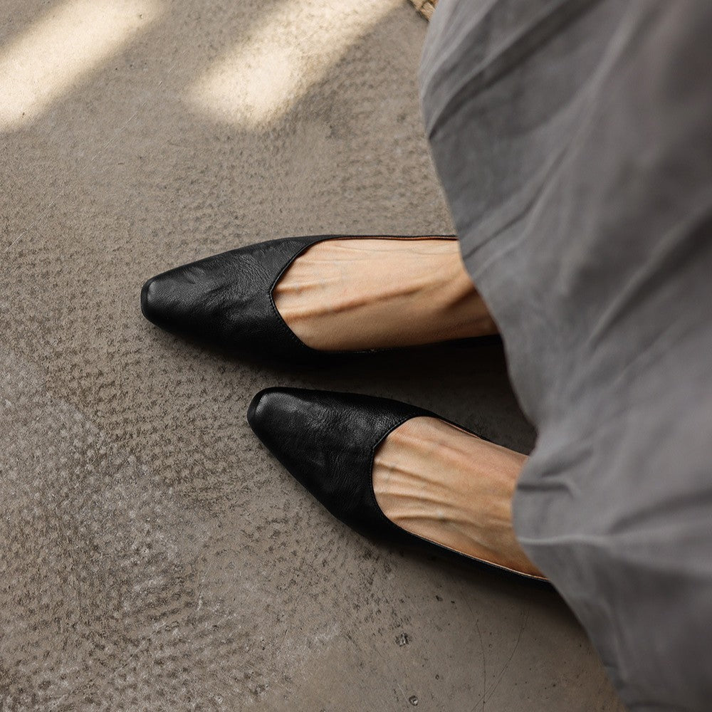 Maelis Slingback Leather Heels