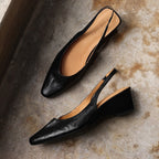 Maelis Slingback Leather Heels