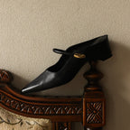Liora Sculpt Leather Mules