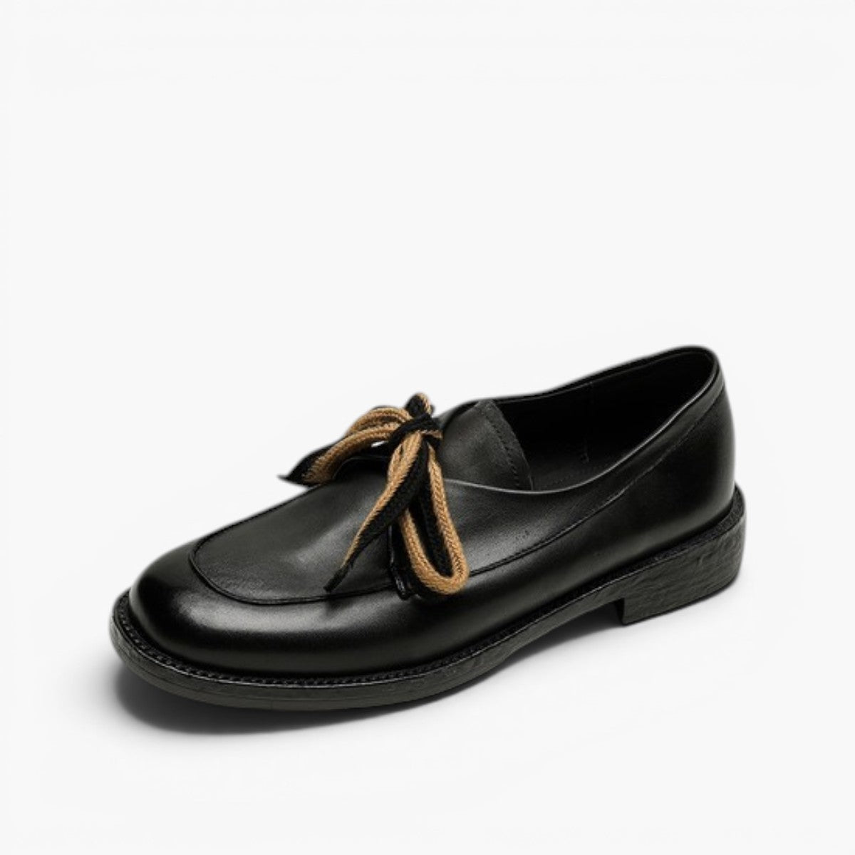 Caelen Bow Leather Loafers