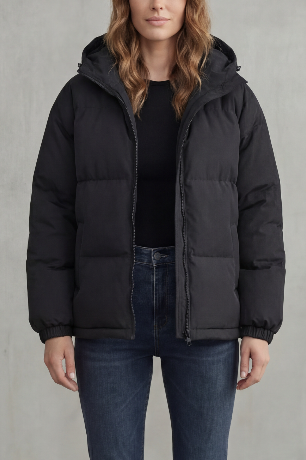 Quilted warmth | Hooded puffer jacket