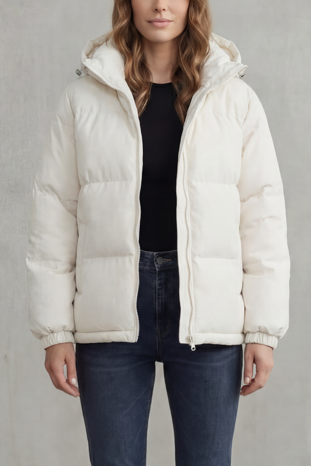 Quilted warmth | Hooded puffer jacket