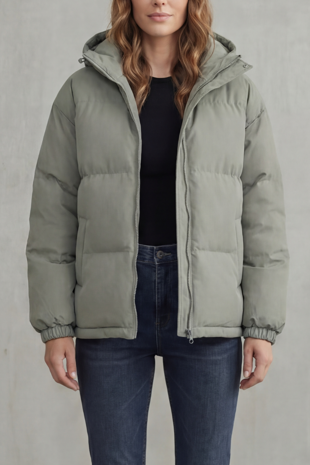 Quilted warmth | Hooded puffer jacket